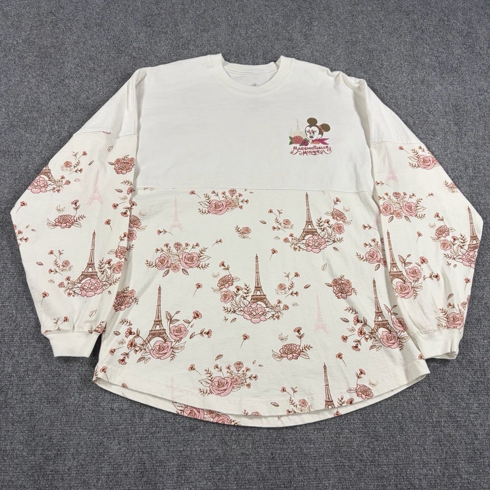 Disney Epcot Spirit Jersey Small France Oh La La Mademoiselle Minnie Mouse NEW